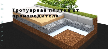 Тротуарная плитка от производителя