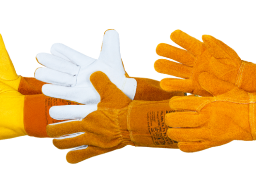 Спилковые краги