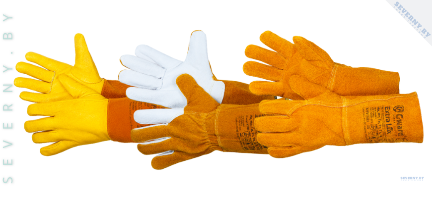 Спилковые краги