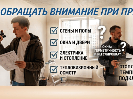 Приемка квартиры в новостройке