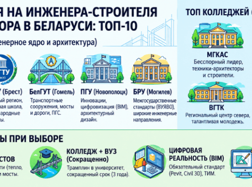 ТОП-10 вузов и колледжей